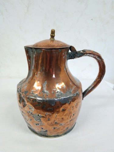 Ancien pichet cuivre - ancien, en