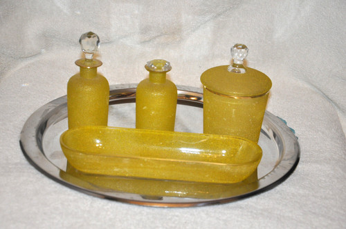 Set toilette verre - toilette,