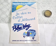 Autocollant/Sticker je skie au COLLET D ALLEVARD  (gauloises allumettes blue way