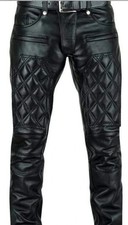 Pantalon de motard en cuir