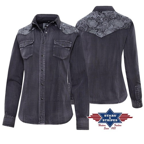 Chemise stars stripes wilma - chemise,