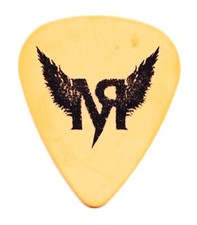 Matchbox Romance Ryan Depaolo Face Unique Jaune/Noir Guitare Pick - 2005 Tour