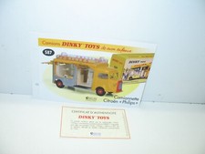 1 fiche + certif. DINKY TOYS