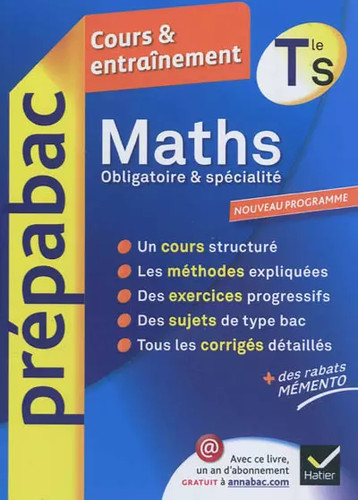 Maths tle spécifique - tle, s