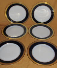 6 assiettes dessert porcelaine