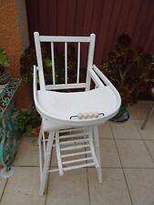  ancienne chaise haute de b