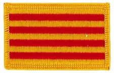 Patch écusson brodé Drapeau CATALOGNE CATALAN  Thermocollant 