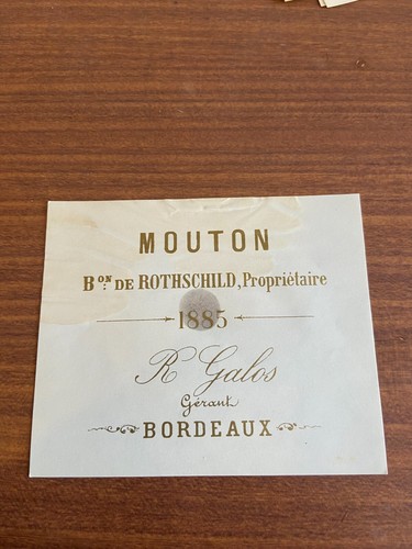 Etiquette château mouton - château,
