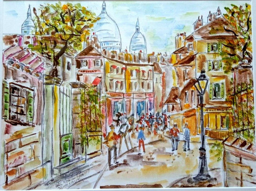Paris sacre coeur rue - paris,