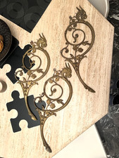 fronton bronze tête chimère