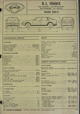 Fiche technique automobile