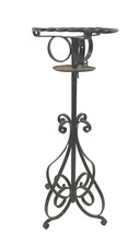 Selette en fer forgé a patine noire XX siècle