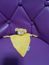 Doudou Chien Jaune Bledina Triangle mouchoir 