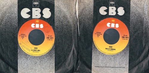 Disque tours cico la - disque, 45