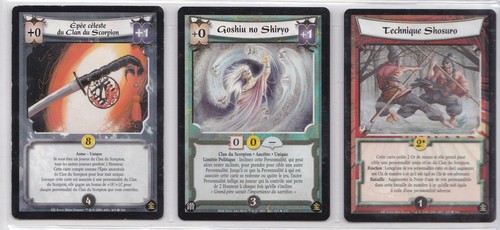 L5r lot cartes rares - -,