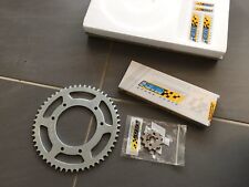 UN KIT CHAINE NEUF RENFORCE POUR BULTACO LOBITO COURONNE 52 PIGNON 12 420/130