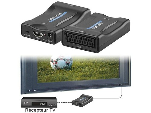 Adaptateur hdmi vers - hdmi, péritel