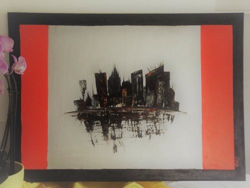 Tableau peinture huile au - tableau,