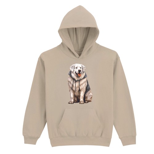 Sweat capuche blanc portant - sweat, à