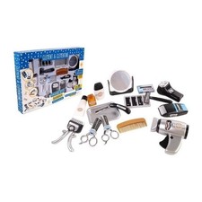 Set coiffeur - Jeu d'imitation Barbier - CLEMENT CLEMENTINE - Tondeuse, seche-ch