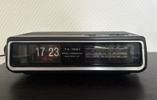 HORLOGE NUMÉRIQUE RADIO RÉVEIL FLIP FLAP 1970