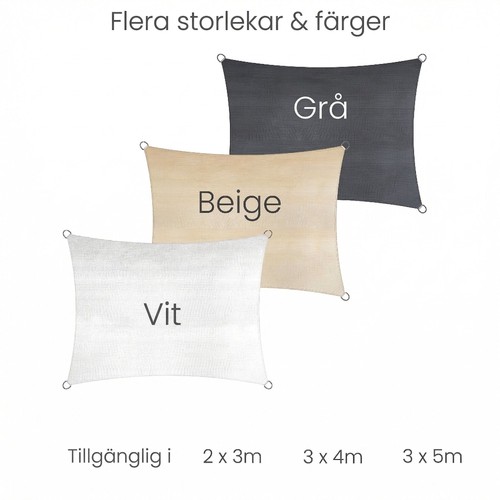 Voile ombrage rectangulaire - voile, d'ombrage