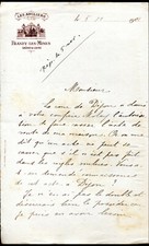 facture ancienne .lettre