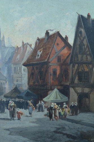 Beau tableau normand vue - vue, de