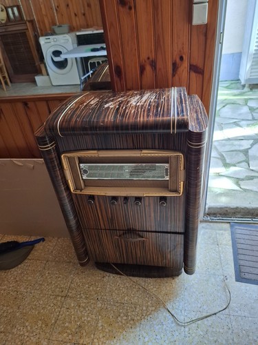 Ancien meuble tourne - ancien, disque