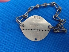 Plaque identité militaire française de 1925