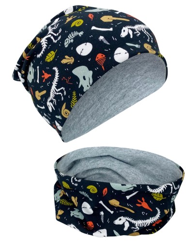 Bonnet dino squelette - dino,