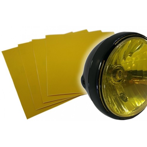 Autocollant sticker jaune - jaune, pour
