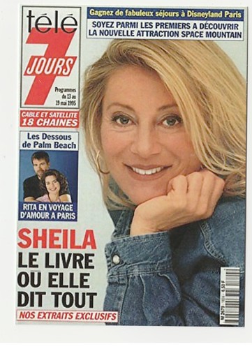 Sheila carte postale tel - sheila,