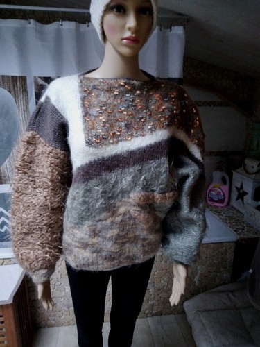 Phildar magnifique gros pull - ,