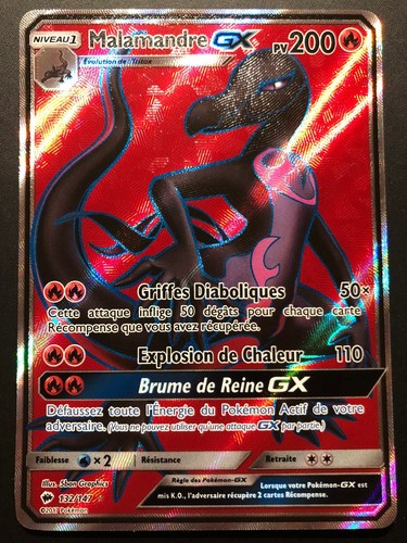 Carte pokemon malamandre - carte,