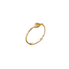 Bague maille chaîne style