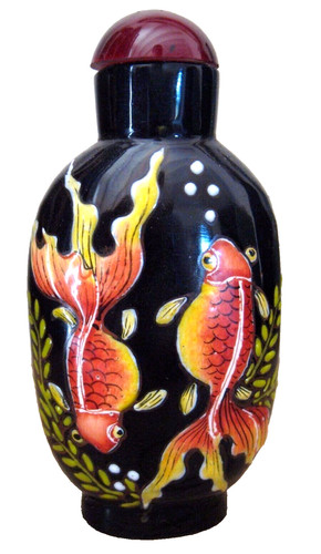 Tabatiere chinoise verre - chinoise,