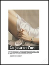 Lingerie Slip Seduction Jeweler Buccellati Print Ad Women Fashion 2003-1D/Spg