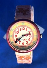 Ancien VINTAGE Montre Watch UHR Swiss Made FLIK FLAK 2001 ETA Mouvement Enfants