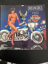 Boucle ceinture 1983 Harley Davidson Rare + calendrier Dreamgirls 1992