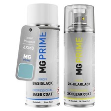 Peinture Voiture kit bombe aérosol 2C pour Peugeot 4XM0 Bleu Hyperion Metallic