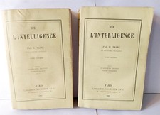 De l'intelligence, H. Taine