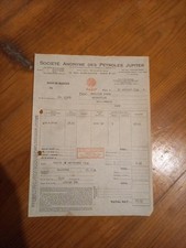 Huile Shell : Ancienne facture