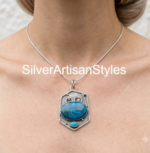 Collier chaîne fait main - , en