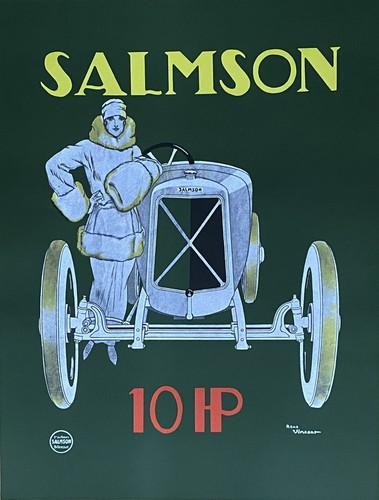 Salmson auto vintage poster - vintage,