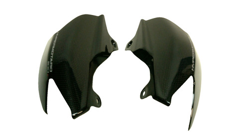 Paire coques flanc carbone - de,