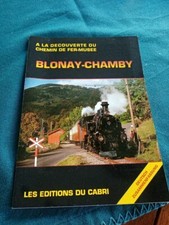 chemin de fer blonay/chamby train- livre ferroviaire-sncf cheminot-cabri edition
