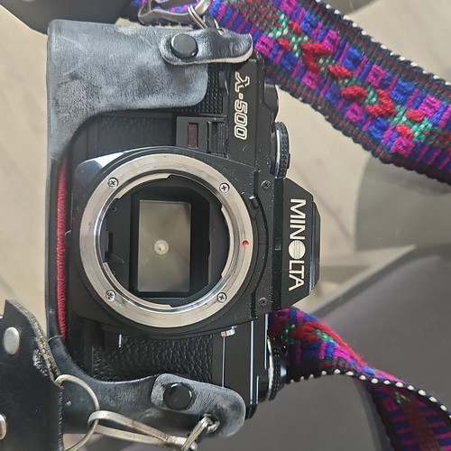 Minolta 500 boîtier reflex - x-500,