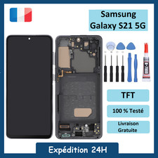 Écran LCD pour Samsung Galaxy S21 5G (G991B) avec châssis TFT complet + Outils