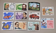 Lot de 28 timbres anciens